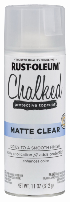 Rust-O 11 OZ Clear Chalked Spray