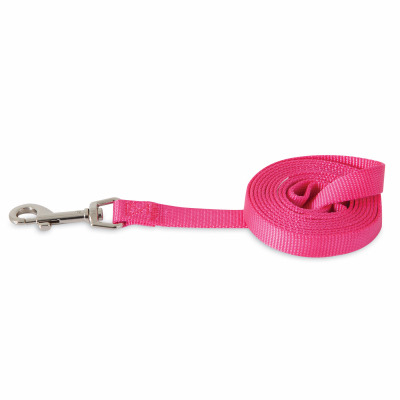 PETMATE 10991 Basic Dog Leash, 6 ft L, 5/8 in W, Hot Pink