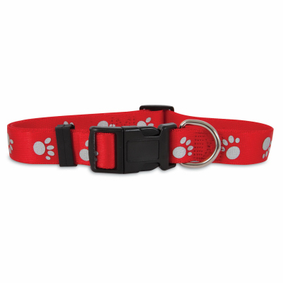 3/4x8-14 RED Paw Collar