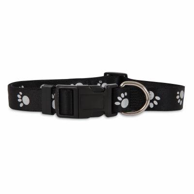 1x16-26 BLK Paw Collar