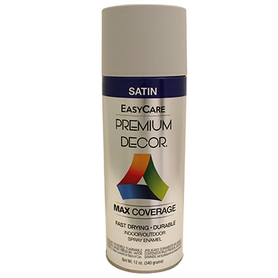 Premium Decor Spray Paint, Gibraltar Satin, 12 oz.