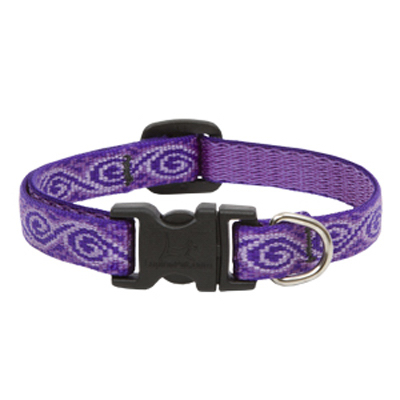 LupinePet 96935 Dog Collar, 10 to 16 in Neck, 1/2 in W Collar, Nylon, Jelly