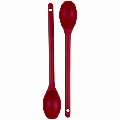 3PC RED Plas Spoon Set