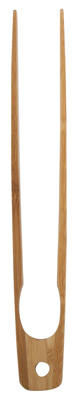 12" Modern Bamboo Tongs