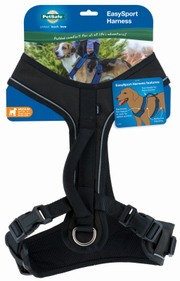 MED BLK DogSpor Harness