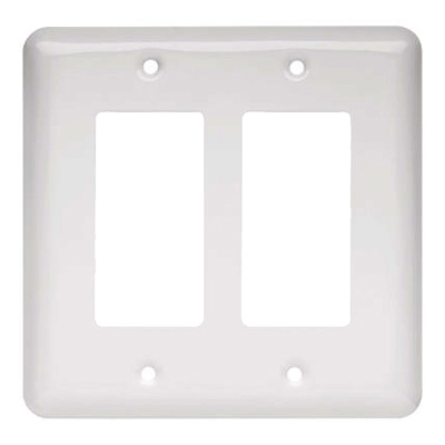 White Stamped 2G Deco Plate