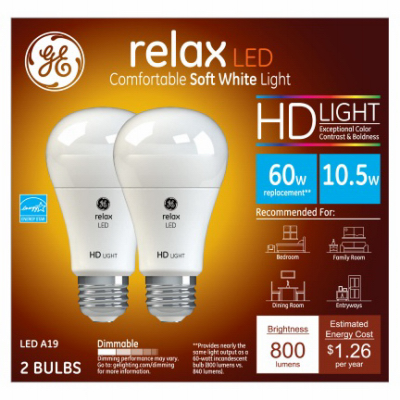 GE 10W WHT A15 Rel Bulb