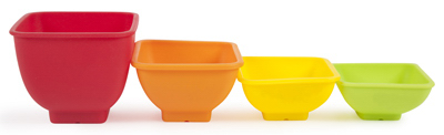 4PC Plas Flex Bowls