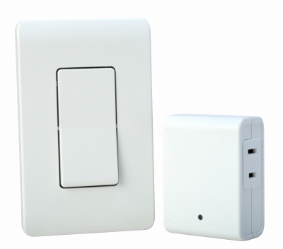 CCI 59773WD Wireless Wall Switch Light Control, 8 A, 120 V, 625 W, CFL, LED,