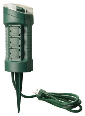 6-Outlet Outdr Timer Powerstake