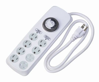 8-Outlet Timer Power Strip