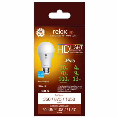 GE 30W A21 Rel LED Bulb