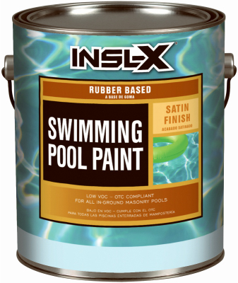 GAL BLK Rubb Pool Paint