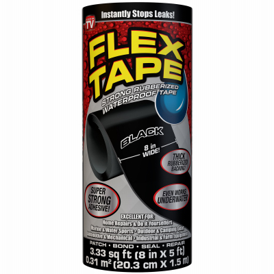 8"x5' BLK Flex Tape