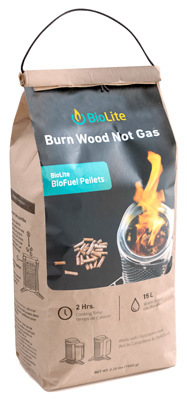 Biolite FPA1601 Bio Fuel Pellets, Hardwood Blend, 2 hr Burn Time, 2.2 lb Bag