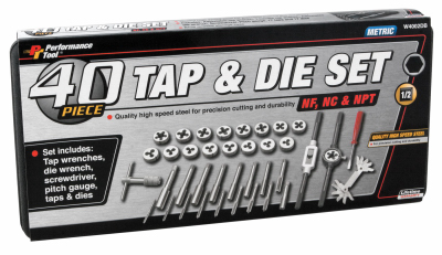 40PC Metric Tap Die Set