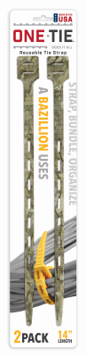 2PK 14" Camo Tie Cable