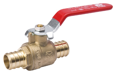 3/8" BRS Pex Ball Valve