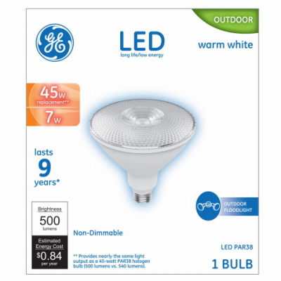 GE 7W Par38 LED Bulb