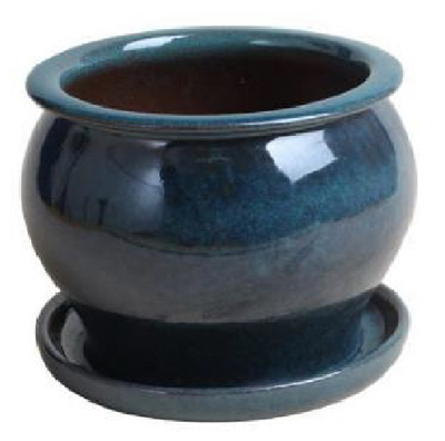 4" Drip BLU Studio Pot