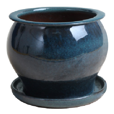 4" AQUA BLU Studio Pot