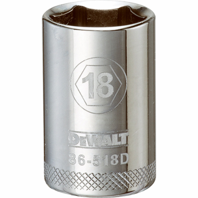 1/2"DR 18mm 6PT Socket