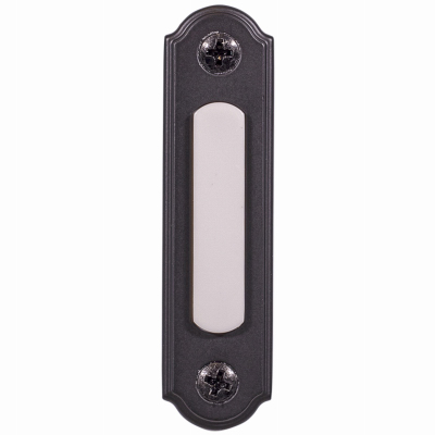 Heath Zenith SL-260-03 Doorbell Button, Wired, Pushbutton Button, Metal,