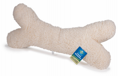 Sheepskin Dog Bone Toy