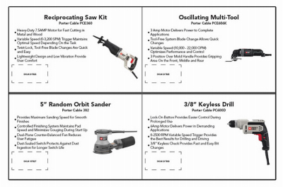 Porter Cable PT Cards