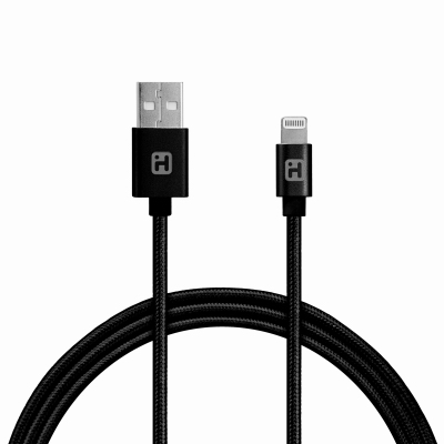 6' BLK Lightning Cable