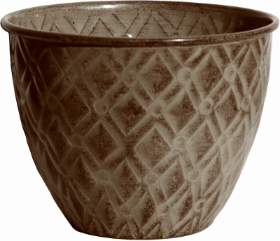 5" GRY Diamond Planter