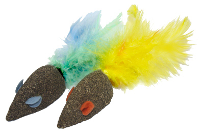 2PK 5" Catnip Mice Toy 20144