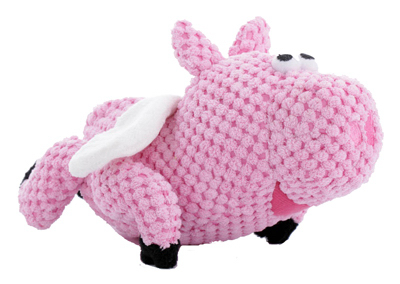 SM Check FlyPig Dog Toy