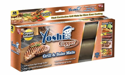 2PK Copper Yoshi Grill Mat
