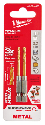 2PK 1/8" Titan Bit