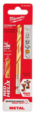 19/64" Titan Drill Bit