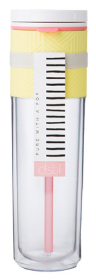 16OZ PNK Bottle/Straw