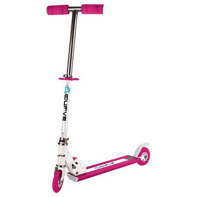 Pink Light Up Wheel Scooter