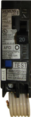 Siemen 20A AFCI Breaker QA120AFC