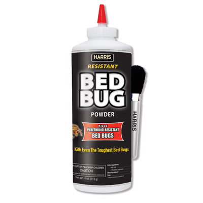 4OZ Powd Bed Bug Black