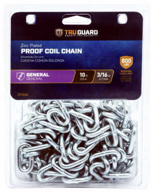 TG 3/16"x10'Proof Chain