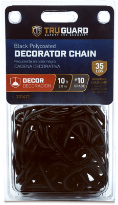 TG #10x10' Black Deco Chain