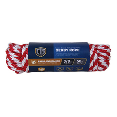 TG 3/8x50 Red Derby Rope