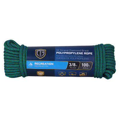 TG 3/8x100 32 Strand Poly Rope