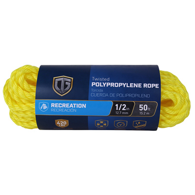TG 1/2x50 Yellow Poly Rope