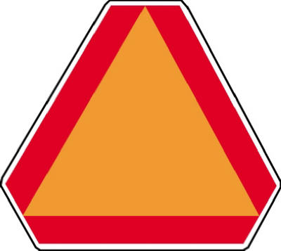 16x14 Slow Vehicle Emblem