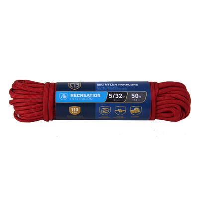 TruGuard 5/32x50 Red Paracord