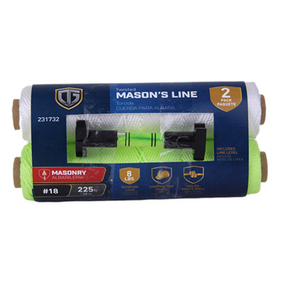 TruGuard 2PK 18x225 Yellow Twine