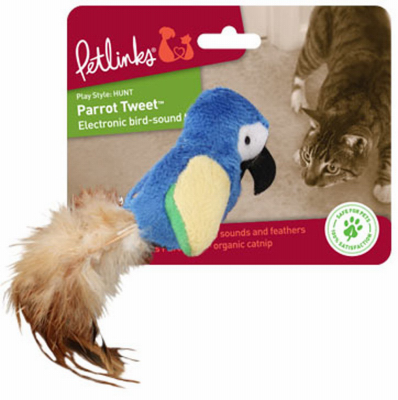 Parrot Tweet Cat Toy