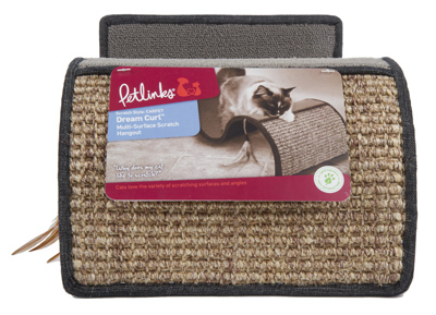 Petlinks Dream-Curl 49906 Cat Scratcher, 19 in L, 11 in W, 7 in H, Sisal